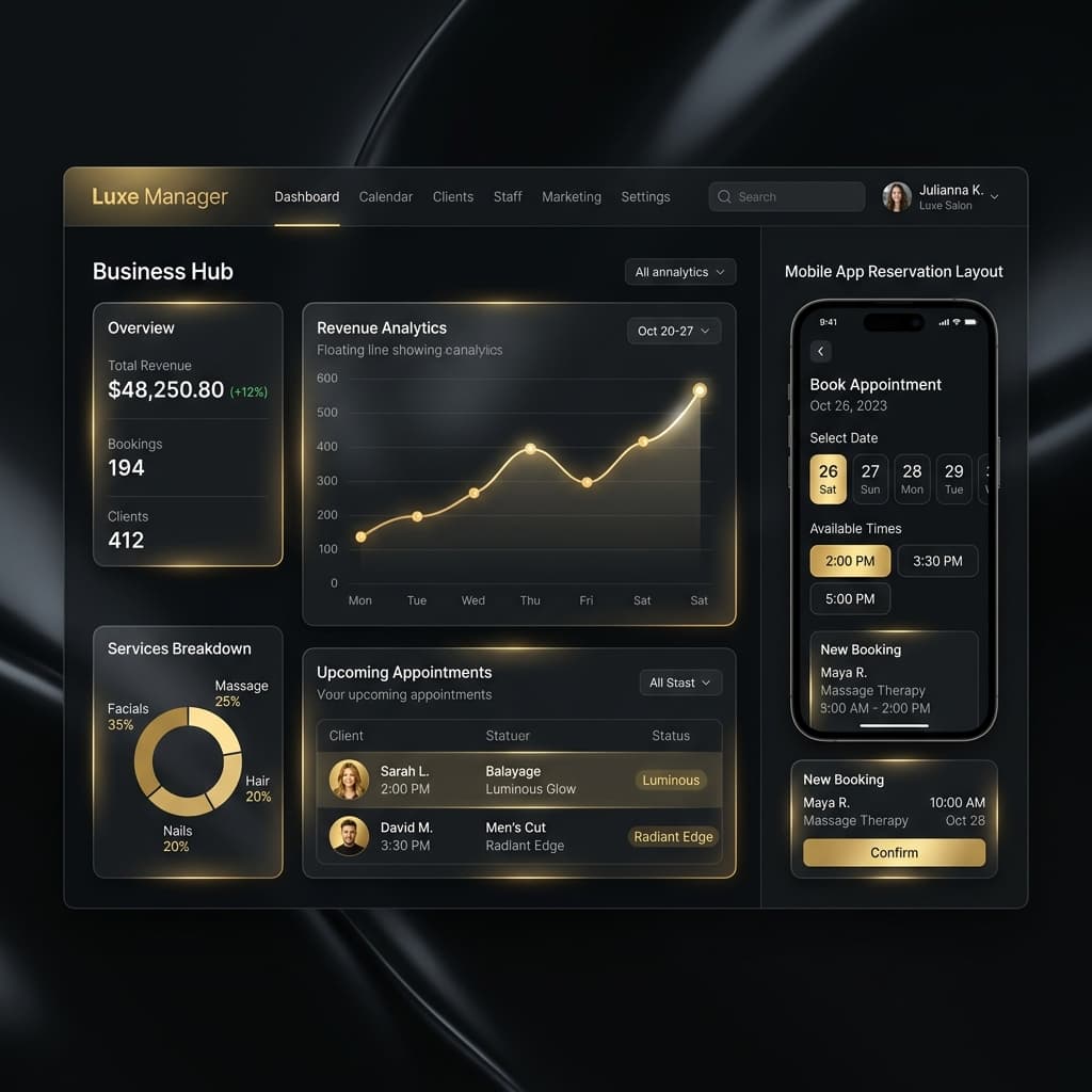 Luxury Salon Web App