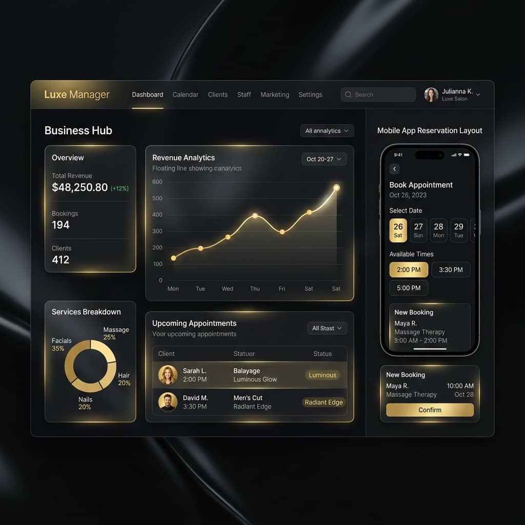 Luxury Salon Web App